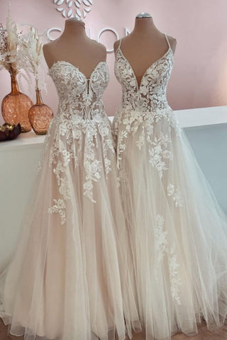 Elegante Designer-Brautkleider in A-Linie mit Herzausschnitt und Spitze