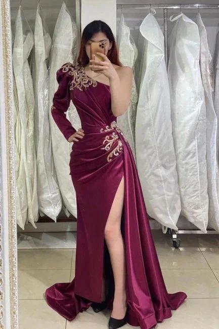 Designer Evening Dresses With Sleeves by misshow.com