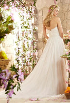 Designer Strapless A-line Long Wedding Dress by misshow.com