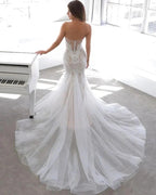 Designer Summer style Sweetheart Mermaid Lace Wedding Dress by misshow.com