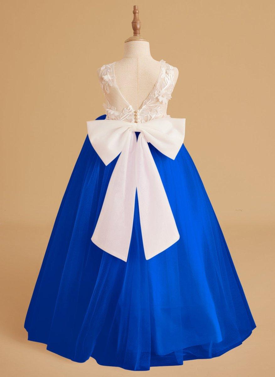 Dream Princess Sleeveless Lace and Tulle with Beading Flower Girl Dress - photo 1