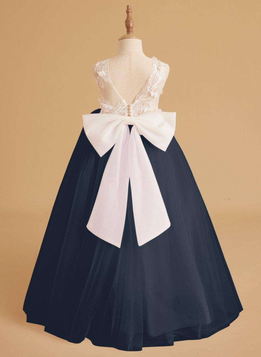 Dream Princess Sleeveless Lace and Tulle with Beading Flower Girl Dress - photo 4