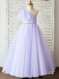 Tulle Floor-length Flower Girl Dress - photo 1