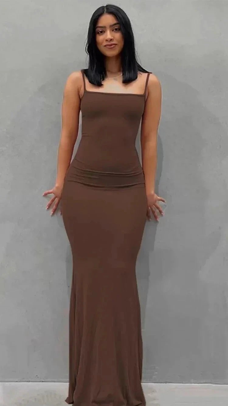 Mermaid Spaghetti Straps Long Prom Dress Sexy Evening Gown Y566 by simplepromdress