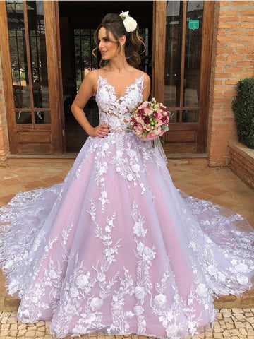 Elegante vestido de noche formal de fiesta largo con escote en V y encaje y espalda abierta