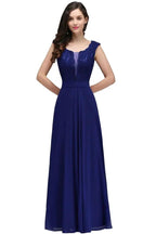 Elegant Floor-length Lace A-line Burgundy Prom Dress by misshow.com