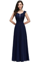 Elegant Floor-length Lace A-line Burgundy Prom Dress by misshow.com