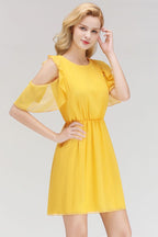 Elegant Mini Daily Casual Dresses Simple Tulle Sleeveless Evening Dresses