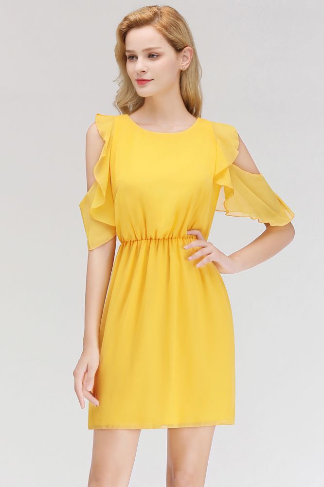 Elegant Mini Daily Casual Dresses Simple Tulle Sleeveless Evening Dresses