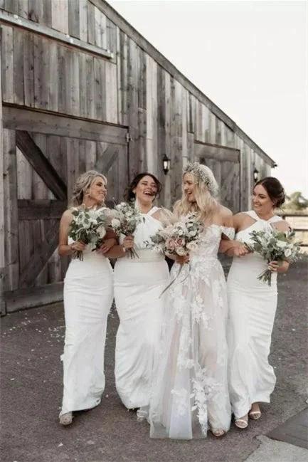 Elegant Long Off-the-Shoulder Tulle Floral Lace Wedding Dress by misshow.com