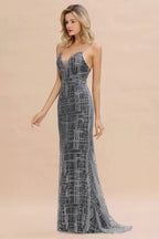 Elegant Mermaid Sleeveless Long Evening Dress by BIZTUNNEL