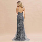 Elegant Mermaid Sleeveless Long Evening Dress by BIZTUNNEL