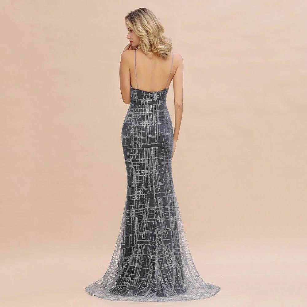 Elegant Mermaid Sleeveless Long Evening Dress by BIZTUNNEL