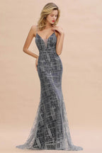 Elegant Mermaid Sleeveless Long Evening Dress by BIZTUNNEL