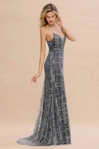Elegant Mermaid Sleeveless Long Evening Dress by BIZTUNNEL