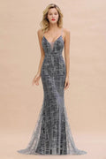 Elegant Mermaid Sleeveless Long Evening Dress by BIZTUNNEL