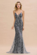 Elegant Mermaid Sleeveless Long Evening Dress by BIZTUNNEL