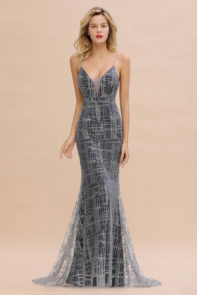 Elegant Mermaid Sleeveless Long Evening Dress Hover Image