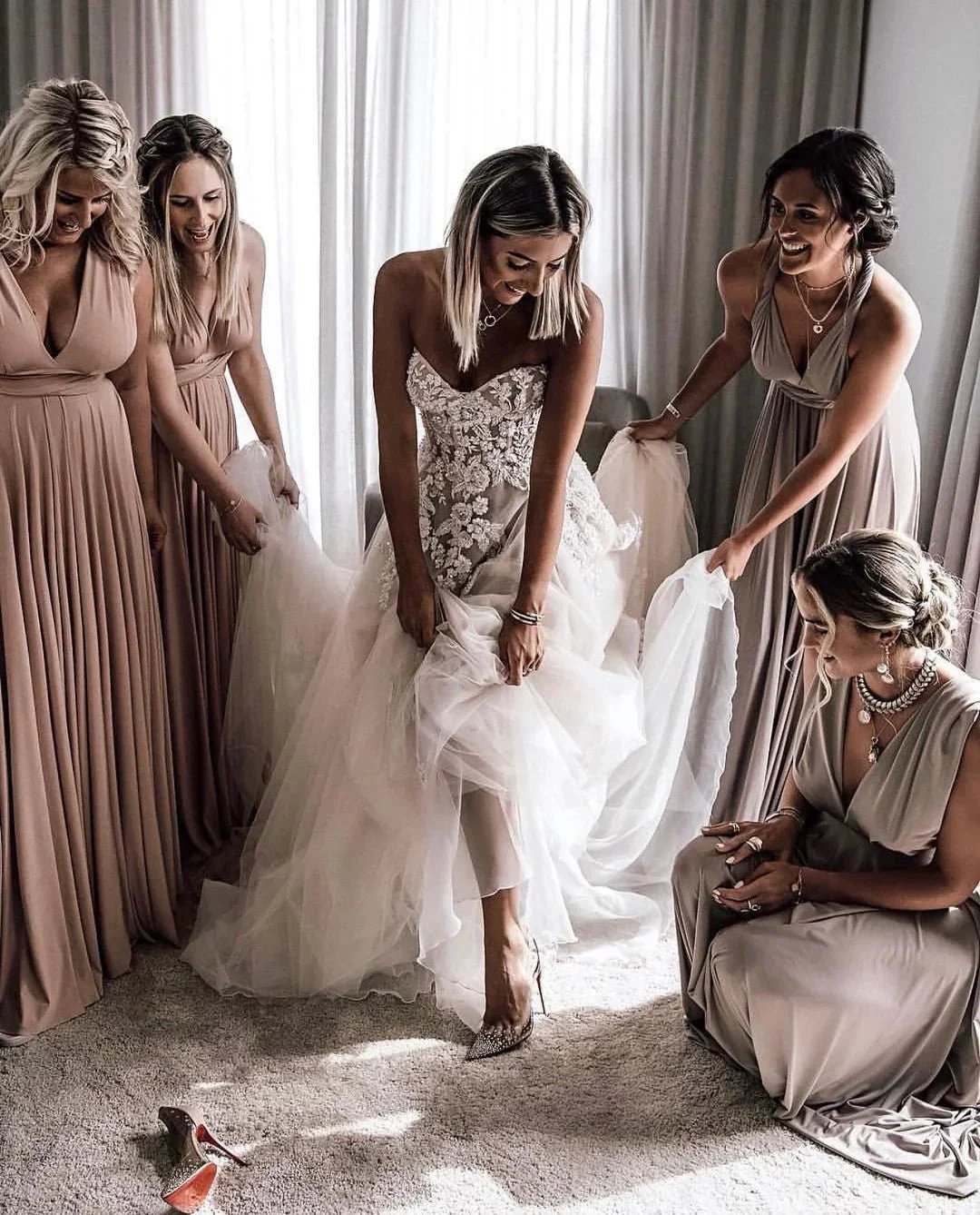 Elegant Princess A-Line Wedding Dresses with Lace by misshow.com