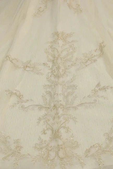 Elegant wedding dresses princess | Wedding dresses with lace by misshow.com