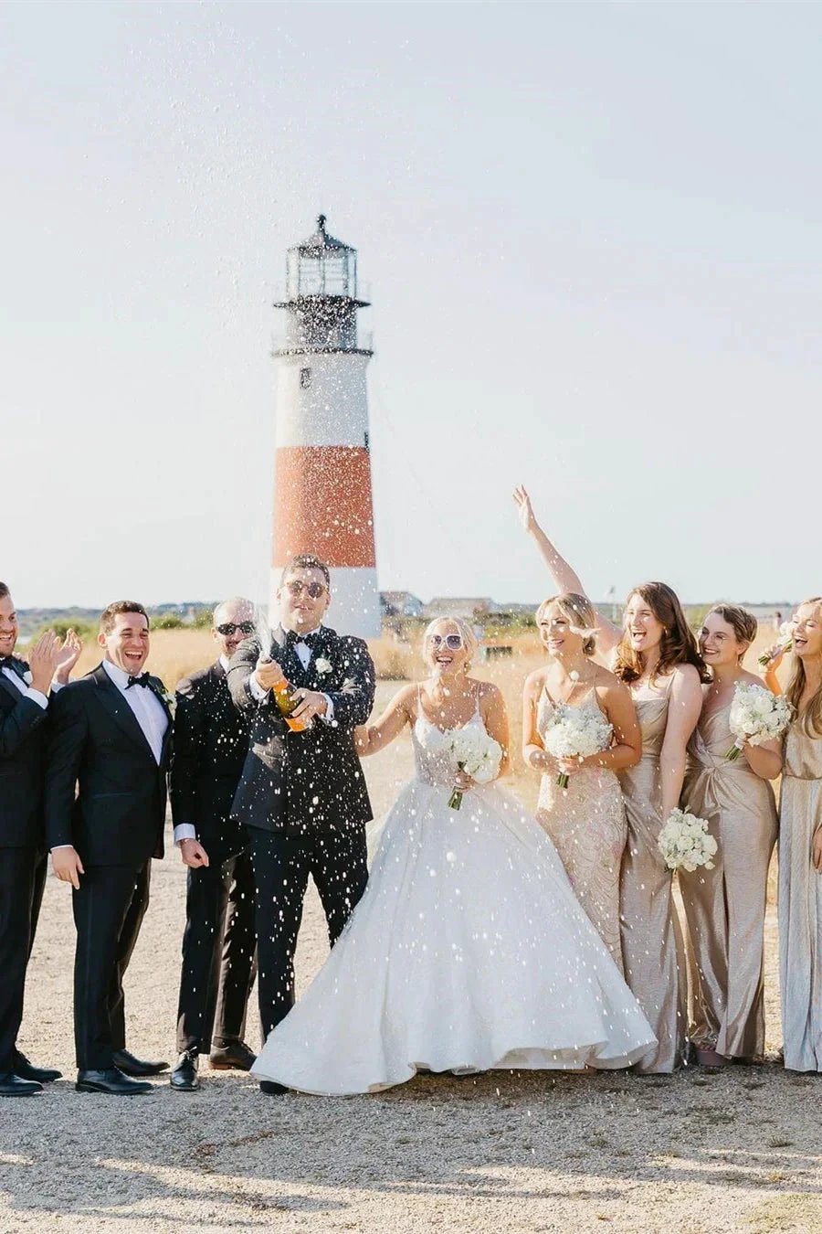 Elegant White A-line V-neck Backless Wedding Dress With Lace by misshow.com