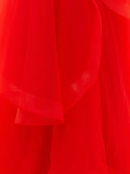 Elisa |Light Pink A Line Strapless Organza Prom Dress by KissProm
