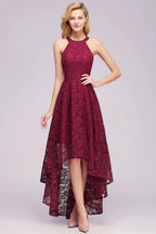 Fabulous A-Line Scoop Sleeveless Appliques Lace Bridesmaid Dresses by misshow.com
