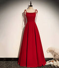 Simple velvet long A line prom dress evening dress s70 by simplepromdress