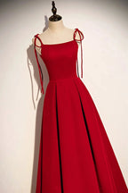 Simple velvet long A line prom dress evening dress s70 by simplepromdress
