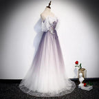 Stylish tulle long prom dress evening dress s100 by simplepromdress