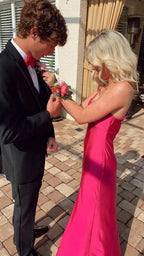 Elegant Mermaid Satin Long Prom Dress ,Charming Evening Dress Y1623 by simplepromdress