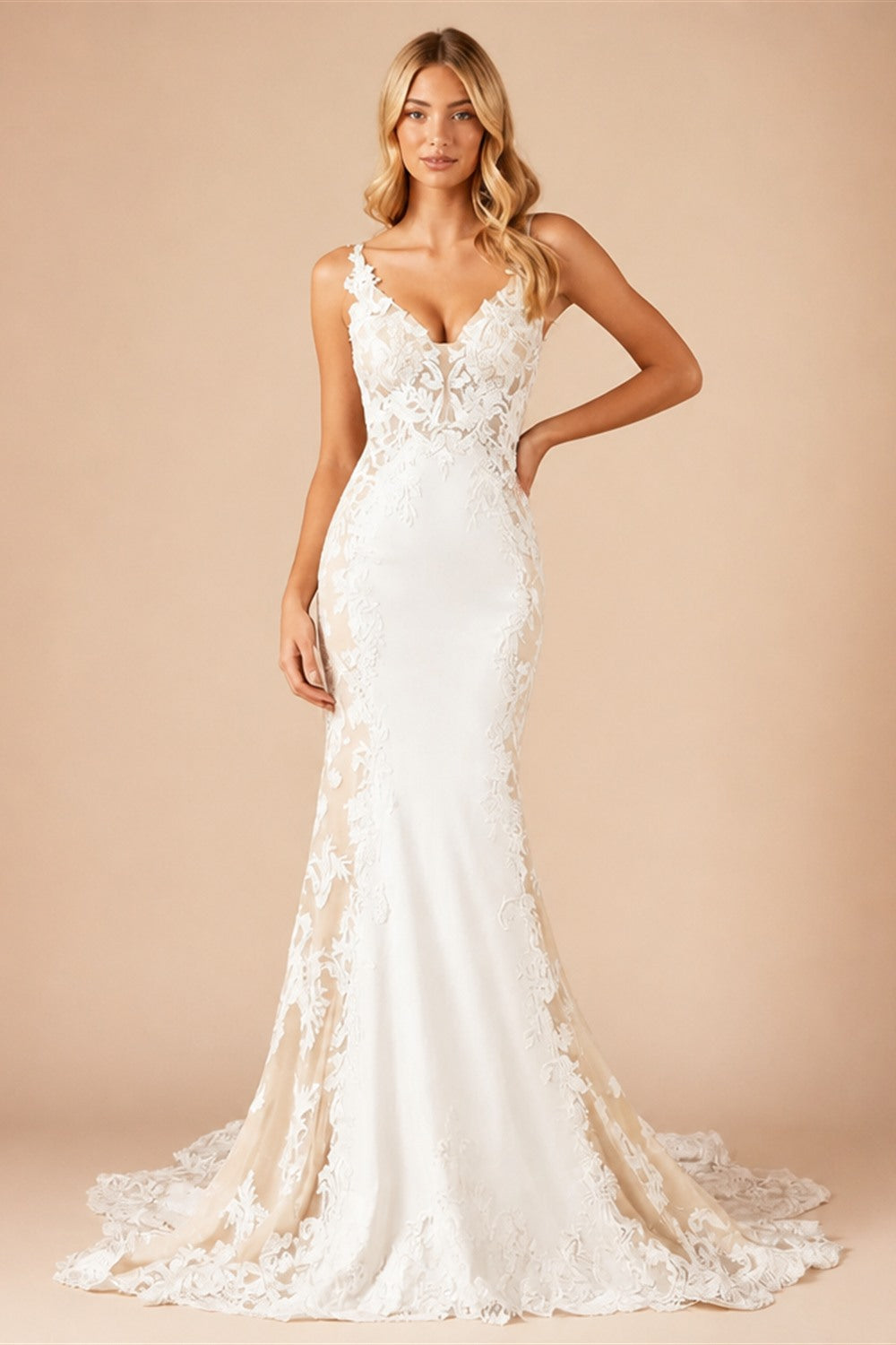 Customized Thin Straps Sweetheart Neckline Satin Mermaid Wedding Dress Sexy Zipper Back Floor Length Sweep Train Gown For Women