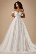 BEPEITHY Customized Strapless A Line Lace Wedding Dresses 2025 Spring Sleeveless Boho Champagne Ivory Bride Beach Bridal Gown