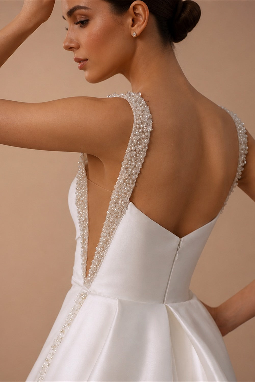 LORIE Luxury Mermaid Wedding Dress Simple Square Collar Bridal Dresses Beading Spaghetti Strap Wedding Gown Customized 2026