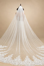 4m Luxury One Layer wedding Veil Cathedral Veil Tulle Bridal Veil With Comb Ivory White Veil Wedding Accessories Customized veil