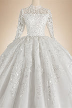 2026 Customized Ball Gown Wedding Dress Long Sleeves Plus Size Bridal Dresses Princess Wedding Gowns Vestidos De Novia Boda