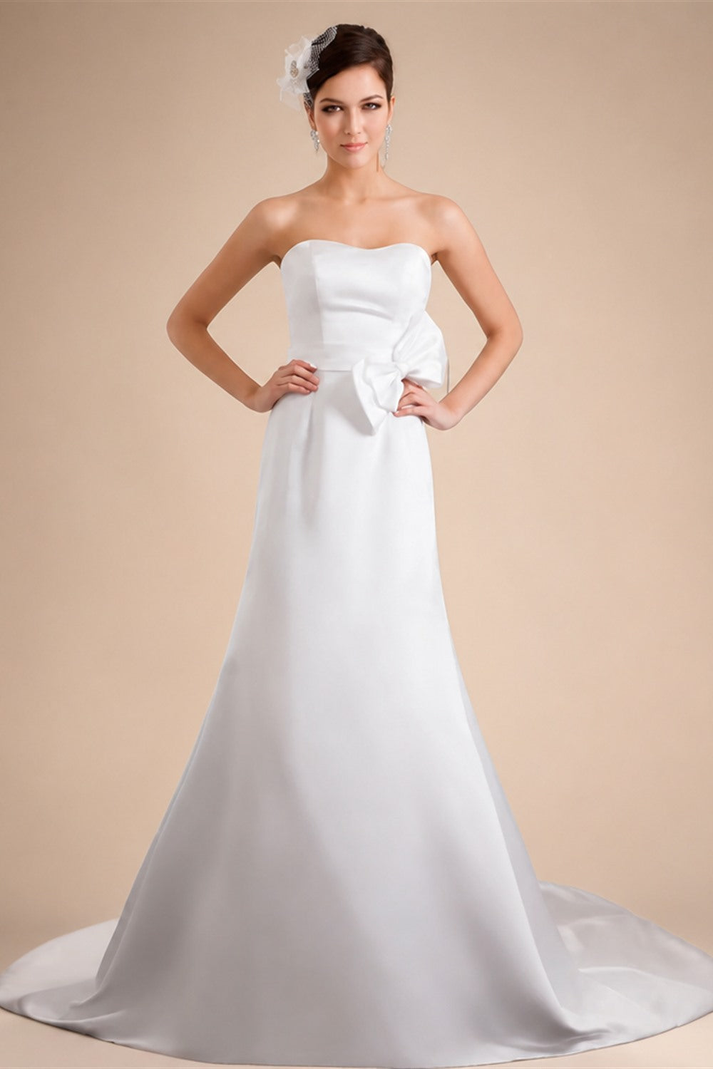 Gorgeous Strapless Wedding dress V-neck Fluffy Wedding Party Wedding Dress A-line Princess Bride Dress Customization