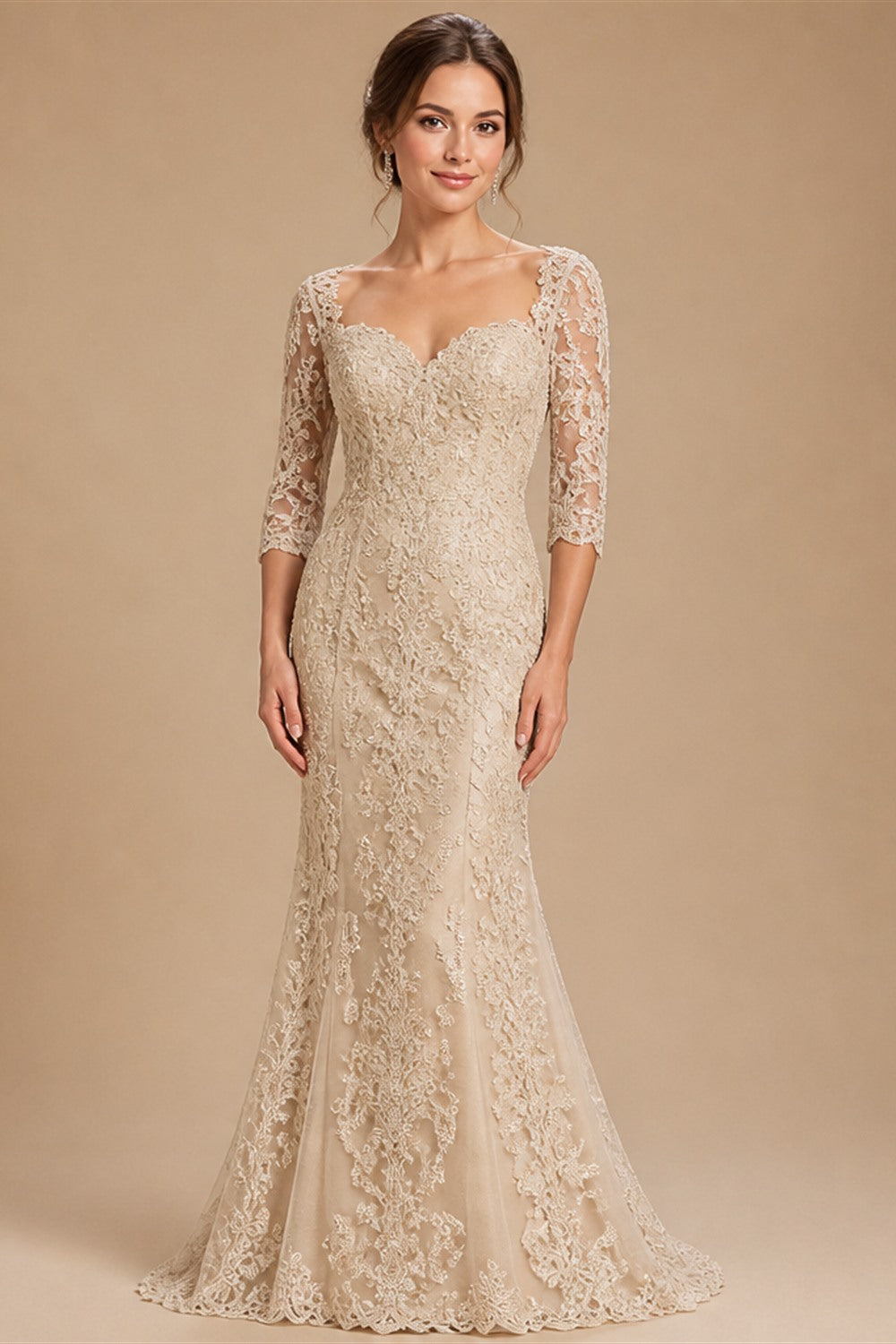 LORIE Sexy Mermaid Wedding Dresses 2020 Spaghetti Straps Appliques Lace Beach Bride Dress Backless Boho Wedding Gown