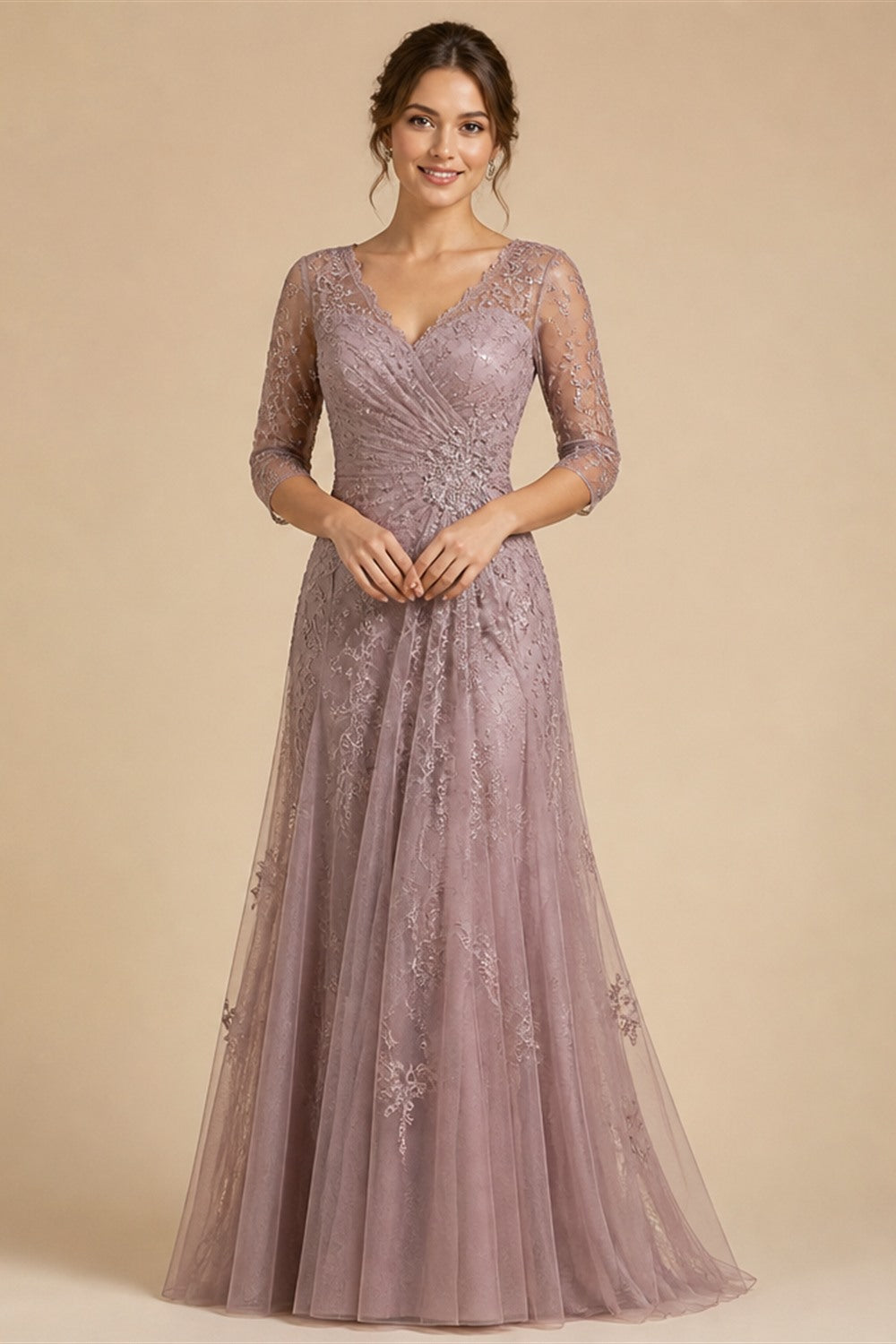 Boho Wedding Dress Short Sleeves Lace Appliques Vestido De Novia 2022 Sexy Chiffon Women Bride Gown Beach Robe Mariage Trouwjurk