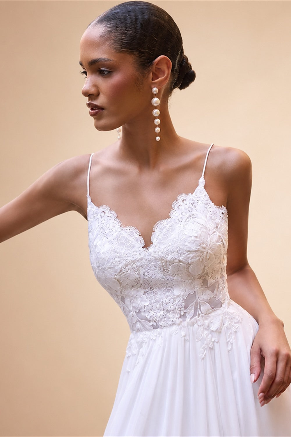 RoyceBridal Beach Wedding Dress V-Neck Lace Chiffon Romantic Flowy Bridal Gown Vestido De Novia Boda 2027 Customized