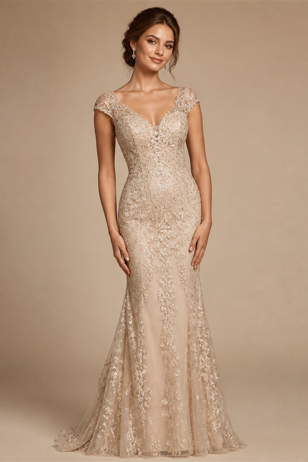 VeraNova Mermaid Wedding Dress Sweetheart Lace Appliques Flowers Bride Gown Elegant Beach Boho Bride Dress Sexy Customized
