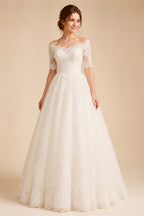 LORIE Boho Wedding Dresses Mermaid Lace Long Sleeves Wedding Gown Vintage White Ivory Custom Made Luxury Bridal Dress Customized