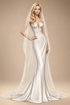 2027 Roycebridal Halter Neck Leaf Lace A Line Wedding Dress Keyhole Open Back Tied Soft Tulle Vestido De Novia Customized
