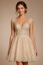 Elegant A-Line Sexy Wedding Dresses Long Sleeve Backless Bridal Dress Lace Bow Luxury Bride Gowns Vestido De Novia Customized
