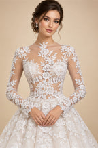 Real Photo 3m One Layer Bridal Veil with Comb White Lace Edge Ivory Appliqued Cathedral Wedding Veil for Brides