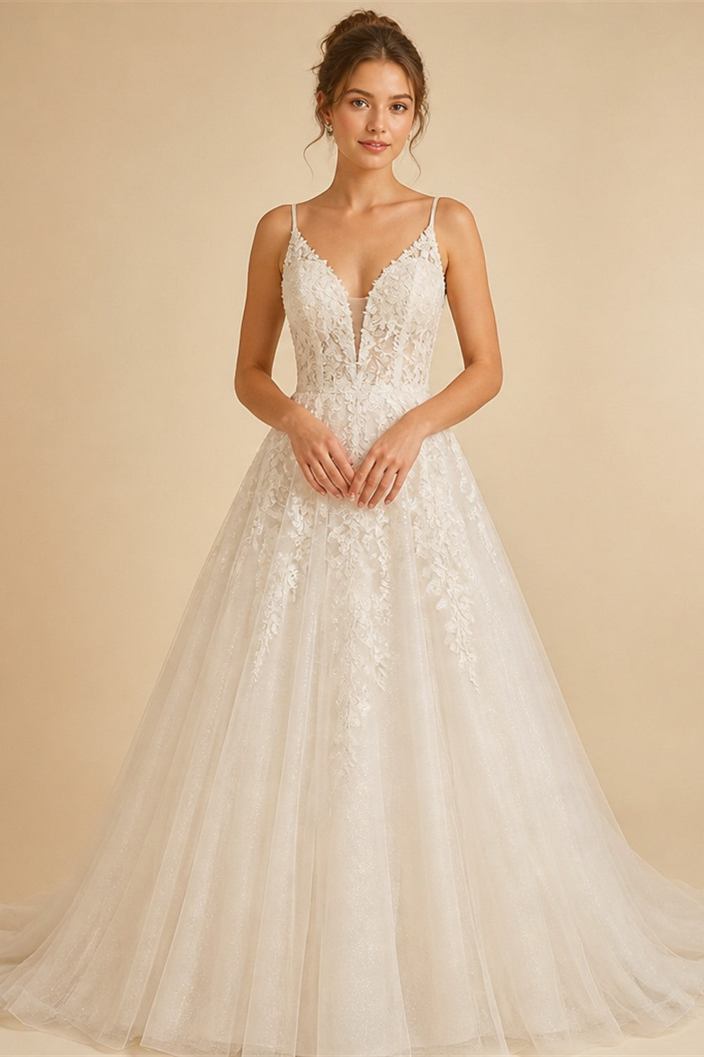 RoyceBridal Sweetheart A Line Wedding Dress 2025 Tulle Court Train Bridal Gown Customized suknia ślubnaفساتين حفلات