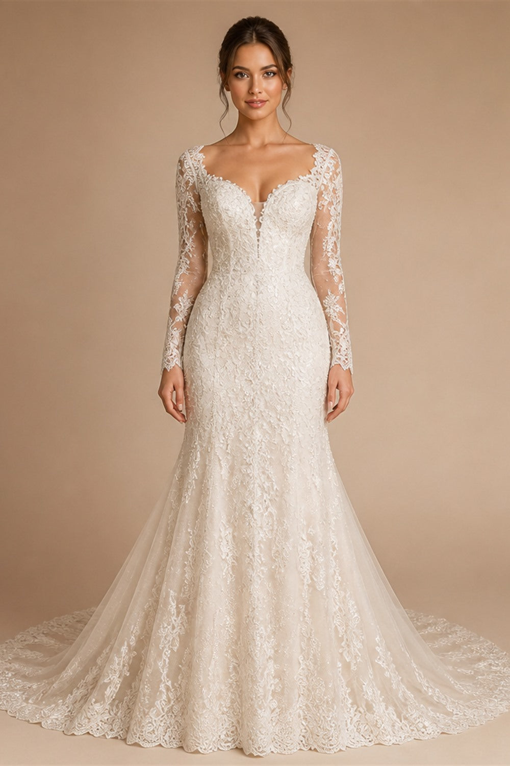 Deep V Lace Strap Boho Wedding Dress Floral Applique Bridal Gowns Glitter Tulle A Line Chapel Train Wedding Gowns Customized