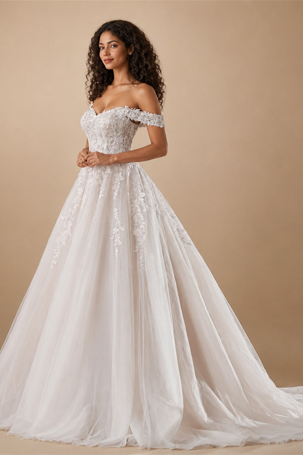 BEPEITHY Customized Strapless A Line Lace Wedding Dresses 2025 Spring Sleeveless Boho Champagne Ivory Bride Beach Bridal Gown