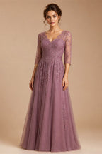 Fashion Full Lace Wedding Dress 3/4 Sleeve Strapless Gown with Front Split Custom Made Vestido De Noiva