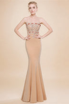 Customized 2026 Hot Sale Ivory Wedding Dress Strapless Sweetheart Neck Sheer Beaded Mermaid Bridal Gown With Cape